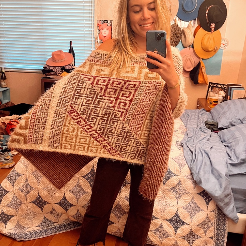 Tan Pancho Sweater